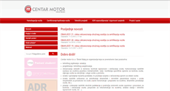 Desktop Screenshot of centar-motor.com